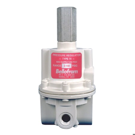 Bellofram Precision Controls Pressure Regulator, NON-Relieving, T70 Series, 0-2 PSIG, 1/4in Port 960-129-002